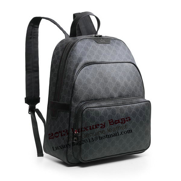 Gucci 322069 Black Supreme Canvas Backpack