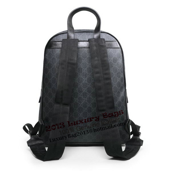 Gucci 322069 Black Supreme Canvas Backpack