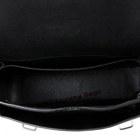 Hermes Etriviere Messenger Bag Togo Leather H1069 Black