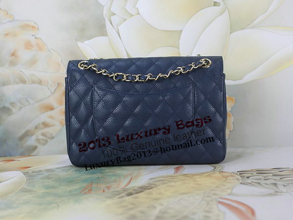 Chanel 2.55 Series Classic Flap Bag 1112 RoyalBlue Original Cannage Pattern Leather Gold