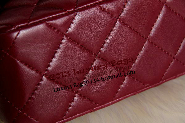 Chanel 2.55 Series Original Leather Classic Flap Bag A01112 Burgundy