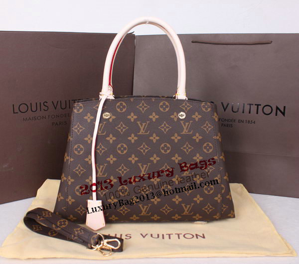 2014 Louis Vuitton Monogram Canvas Montaigne MM M41056