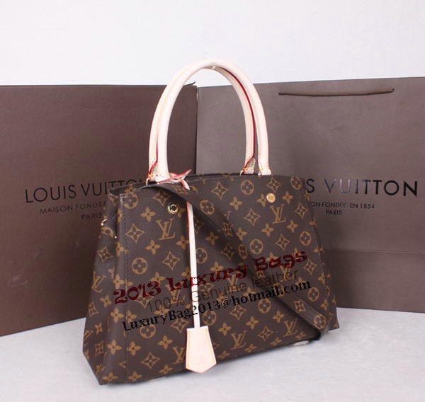 2014 Louis Vuitton Monogram Canvas Montaigne MM M41056