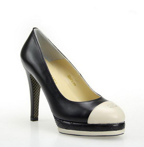 Chanel Calf Leather 110mm Heel CH0855 Black