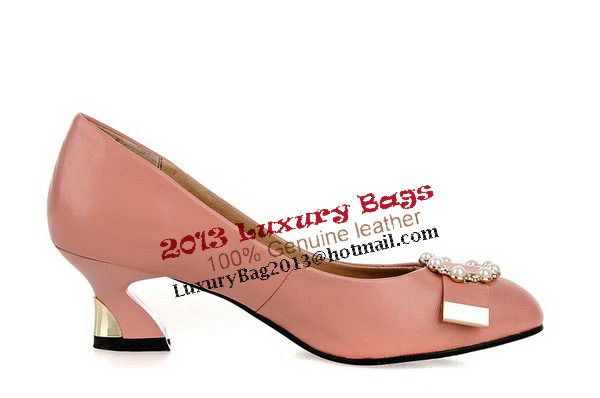 Alexander McQueen Pump in Sheepskin Leather MCQ0431 Pink