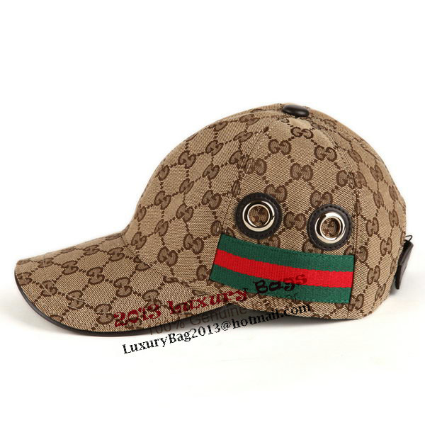 Gucci Hat GG11 Apricot&Brown