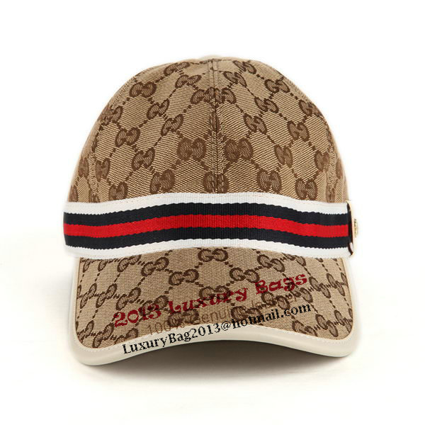 Gucci Hat GG14 Apricot&White