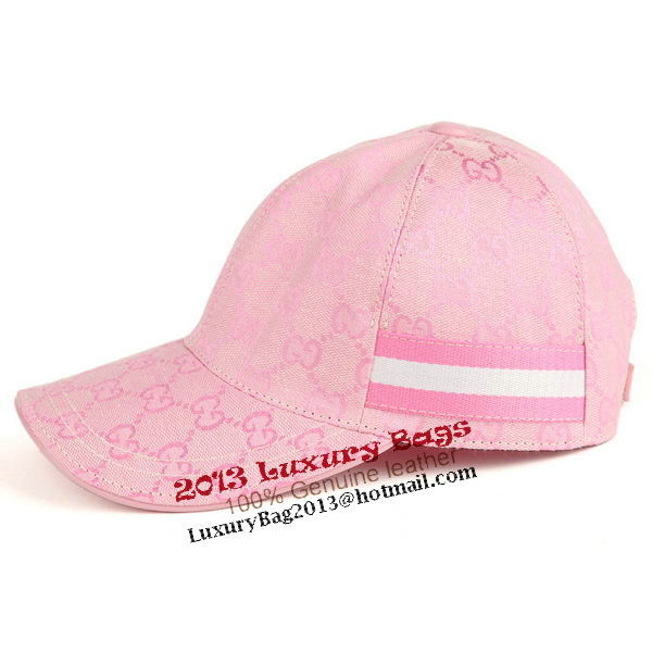 Gucci Hat GG17 Light Pink&White