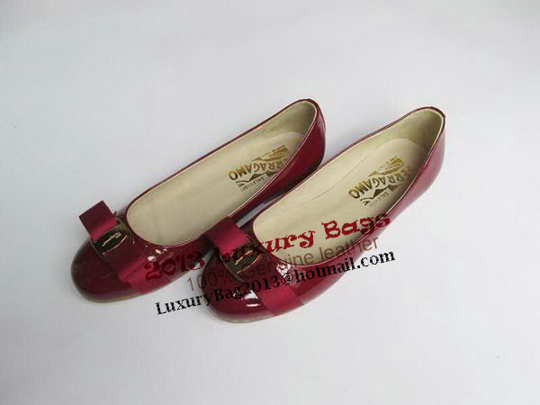 Salvatore Ferragamo Patent Leather Flat FL0476