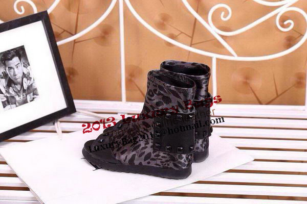 Valentino Ankle Boot Leather VL0472 Black