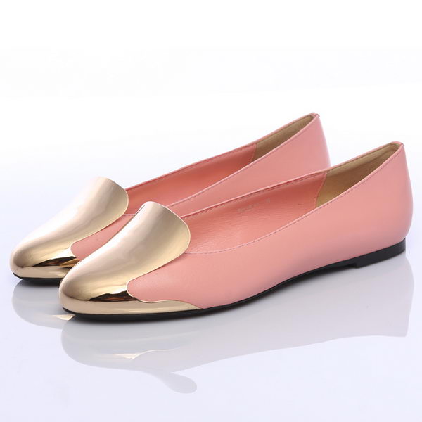 Alexander McQueen Flat Ballerina Sheepskin MCQ221 Pink