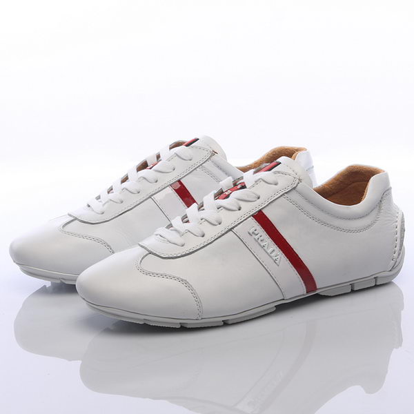 Prada Calf Leather Men Shoe PD311 White