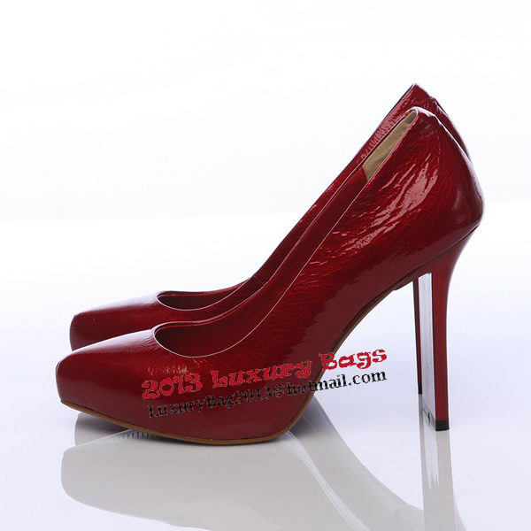 Prada Patent Leather 100mm Pump PD300 Wine