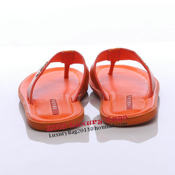 Prada Saffiano Leather Slipper PD308 Orange