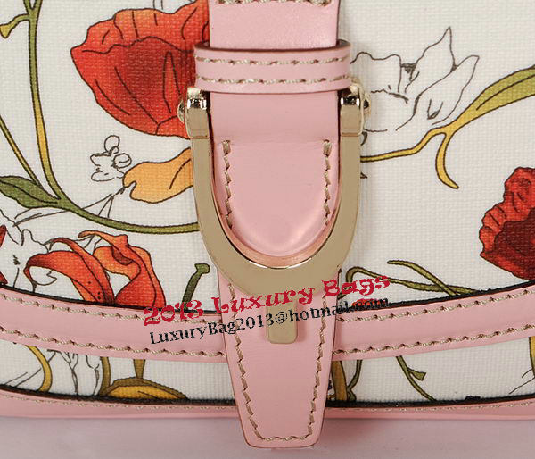 Gucci Nice Flora Leather Shoulder Bag 336749