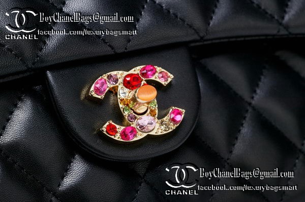 Chanel Classic Flap Bag 2.55 Series Black Original Leather CHA1112 Multicolour