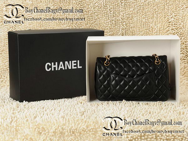 Chanel Classic Flap Bag 2.55 Series CHA1112 Black Original Leather