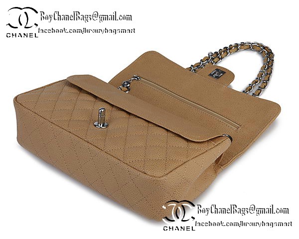 Chanel Classic Flap Bag 2.55 Series Cannage Pattern CHA1112 Apricot