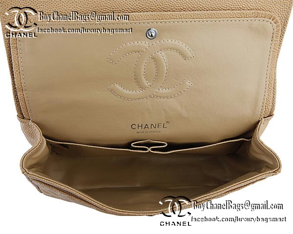 Chanel Classic Flap Bag 2.55 Series Cannage Pattern CHA1112 Apricot