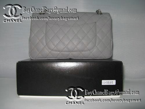 Chanel Classic Flap Bag 2.55 Series Original Cannage Pattern CHA1112 Grey