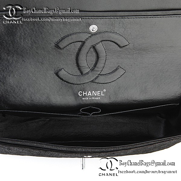 Chanel Classic Flap Bag 2.55 Series Original Grain Leather CHA1112 Black