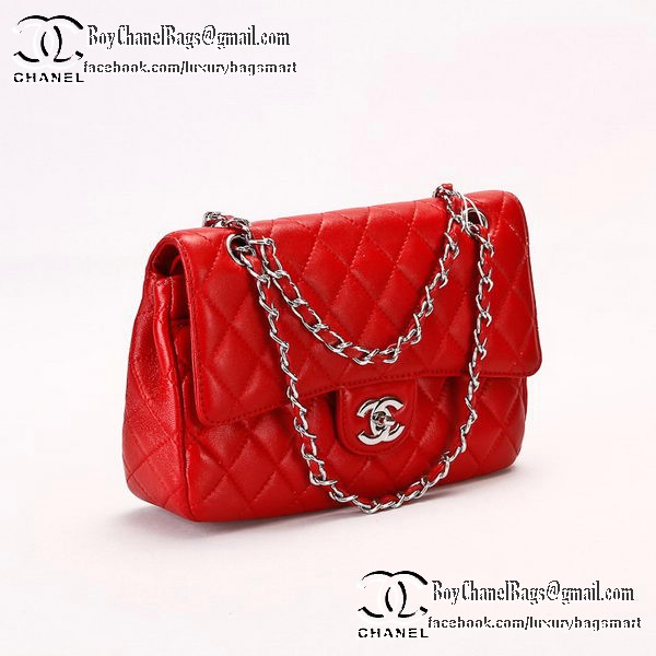 Chanel Classic Flap Bag 2.55 Series Sheepskin Leather CHA1112 Red