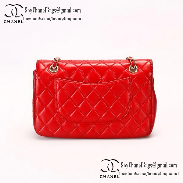 Chanel Classic Flap Bag 2.55 Series Sheepskin Leather CHA1112 Red