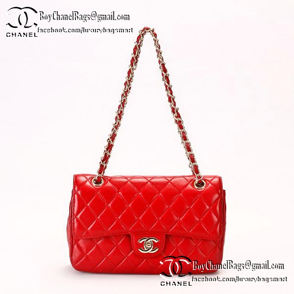 Chanel Classic Flap Bag 2.55 Series Sheepskin Leather CHA1112 Red