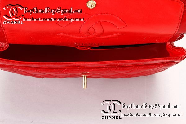 Chanel Classic Flap Bag 2.55 Series Sheepskin Leather CHA1112 Red