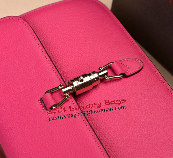 2014 Gucci Original Grainy Leather Shoulder Bag 335188 Rose