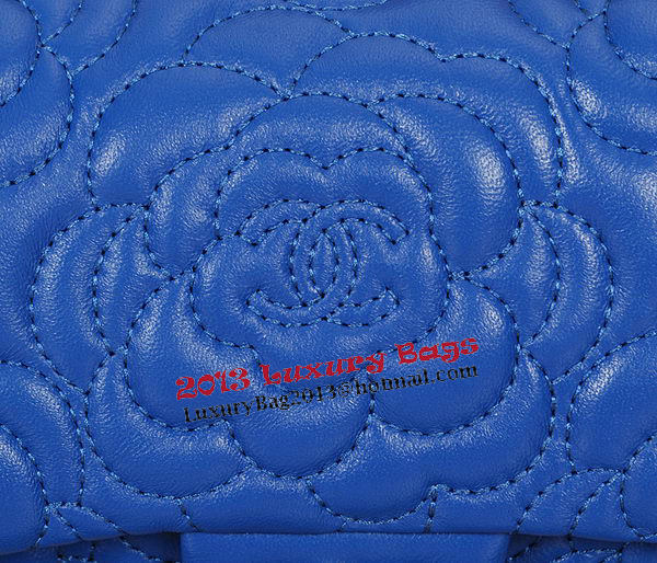 Chanel 2.55 Series Flap Bag Camellia Sheepskin Leather CHA1112