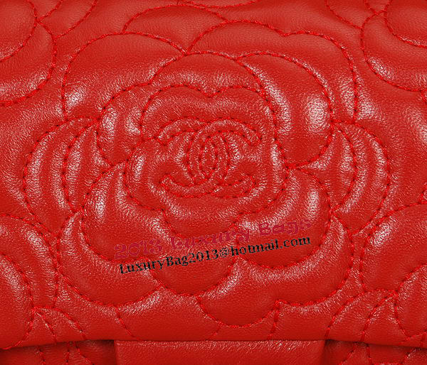 Chanel 2.55 Series Flap Bag Camellia Sheepskin Leather CHA1112
