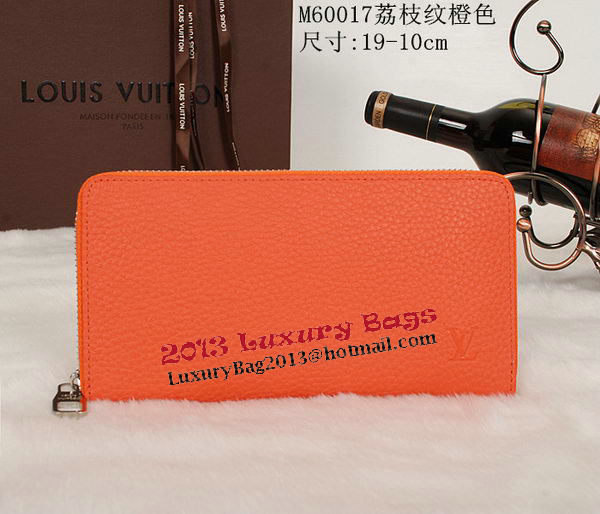 Louis Vuitton Grainy Leather Zippy Wallet M60017