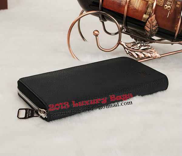 Louis Vuitton Grainy Leather Zippy Wallet M60017