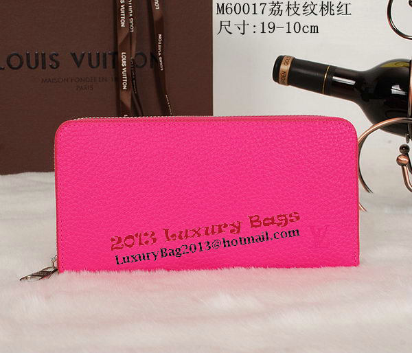 Louis Vuitton Grainy Leather Zippy Wallet M60017