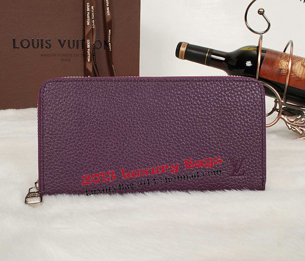 Louis Vuitton Grainy Leather Zippy Wallet M60017