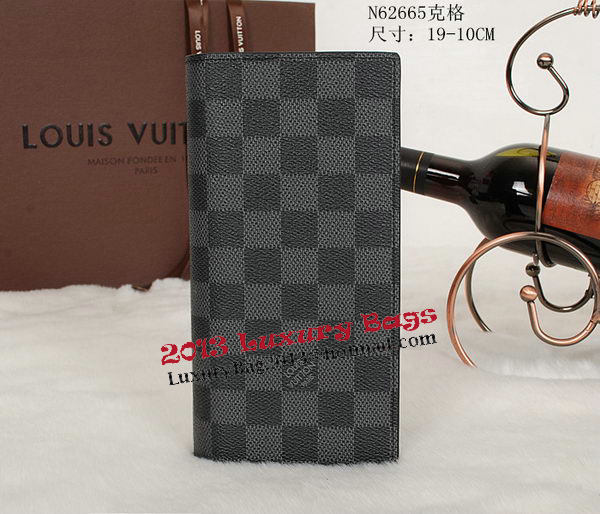 Louis Vuitton Monogram Damier Canvas Brazza Wallet N62665
