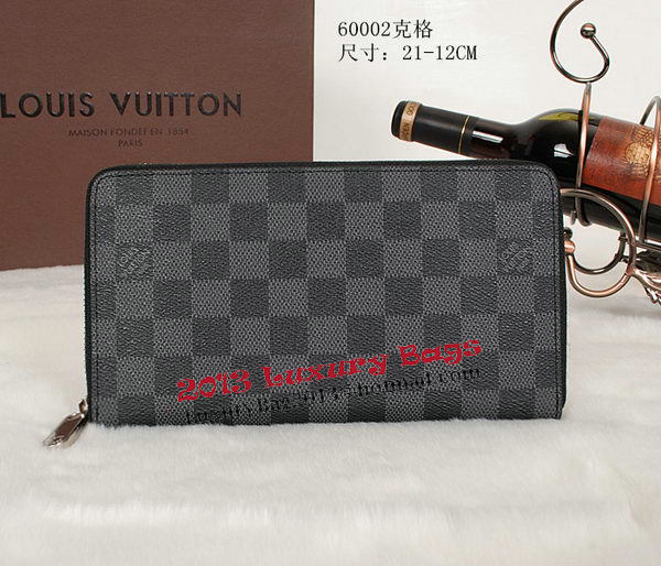 Louis Vuitton Monogram Damier Canvas Zippy Wallet M60002