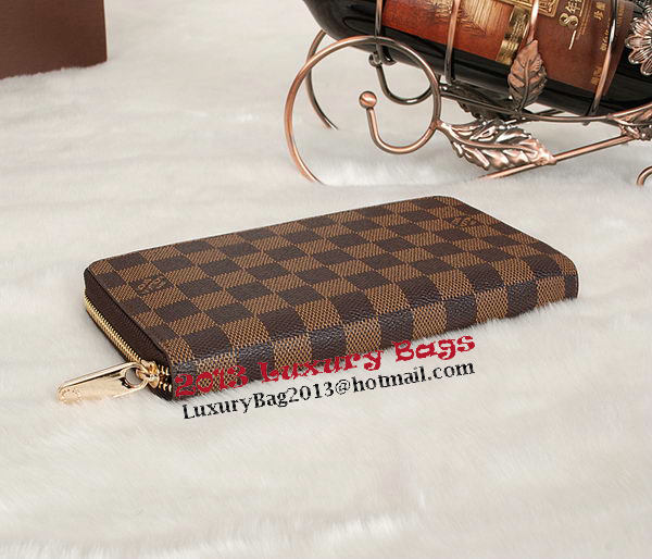 Louis Vuitton Monogram Damier Canvas Zippy Wallet M60002