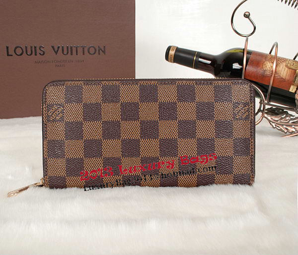 Louis Vuitton Wallets Monogram Damier Canvas Zippy N60015