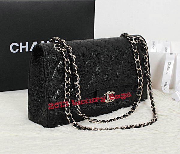 Chanel Classic Flap Bag 2.55 Series Original Cannage Pattern CHA1112 Black