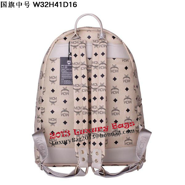 MCM Medium Flag of UK Backpack MC5173 Beige