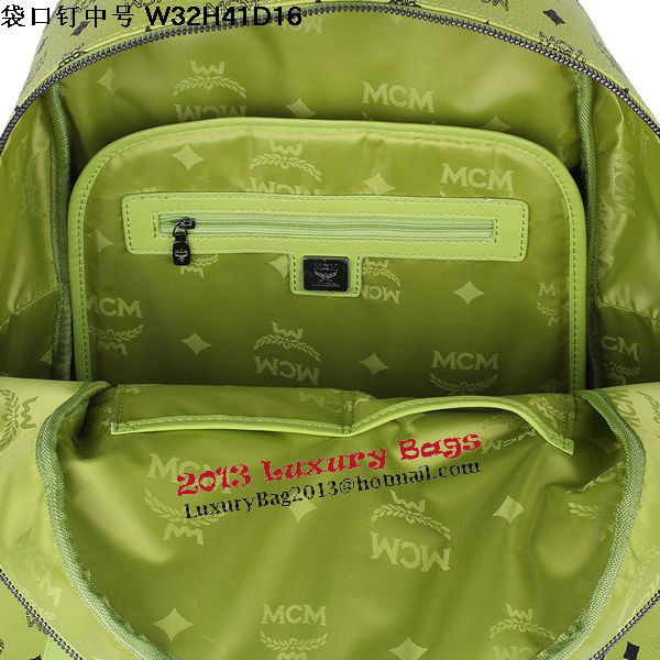 MCM Medium Top Studs Backpack MC4232 Green