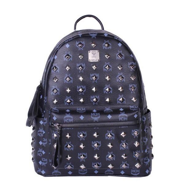 MCM Stark Studded Medium Backpack MC2089 Black