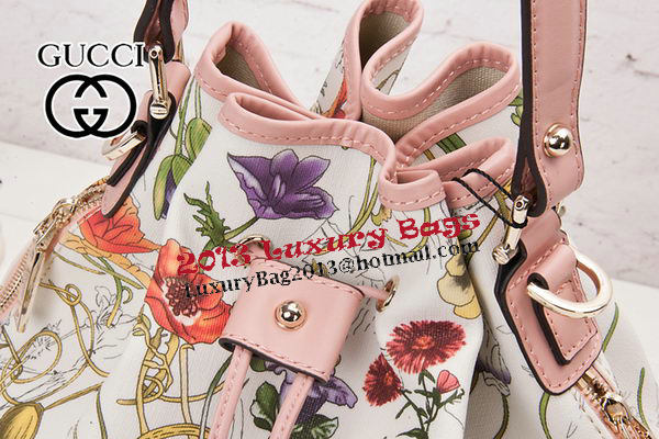 Gucci GG Drawstring Sling Shoulder Bag 179019 Pink