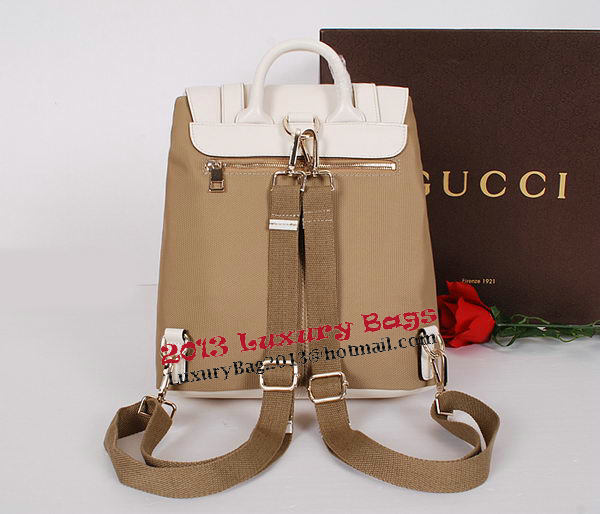 Gucci Canvas BackPack 350880 Apricot