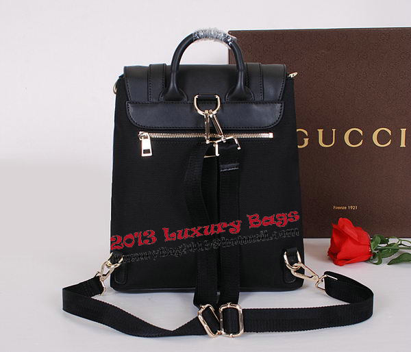 Gucci Canvas BackPack 350880 Black