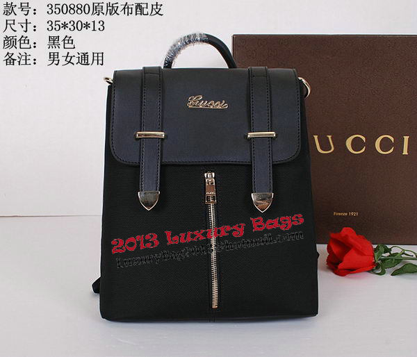 Gucci Canvas BackPack 350880 Black