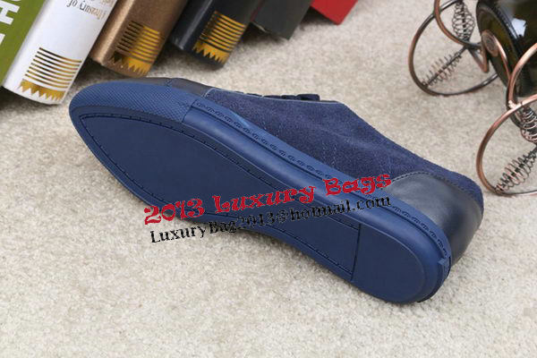 miu miu Suede Leather Casual Shoes 177651 Blue