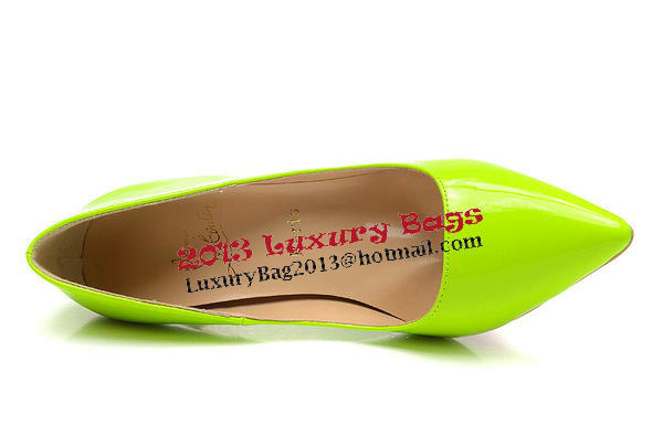 Christian Louboutin Patent Leather 100mm Pump CL1432 Green